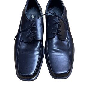 Zota Exchange Men's Black Leather Dress Casual Shoes Size 46